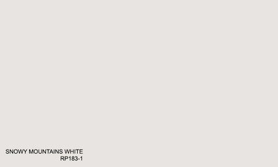 SNOWY MOUNTAINS WHITE RP 183-1 (R.COAT)
